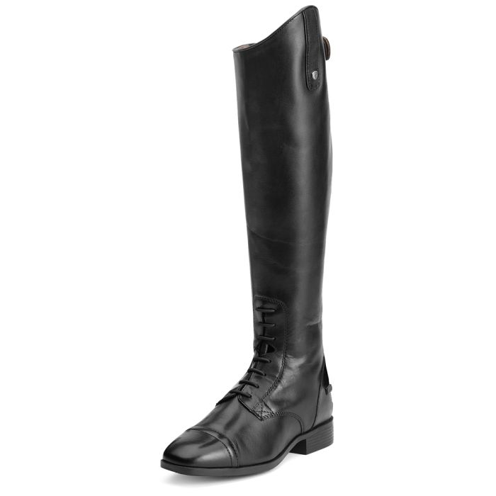 Ariat WMS Challenge Contour Square Toe Field Zip Tall Boots - Black