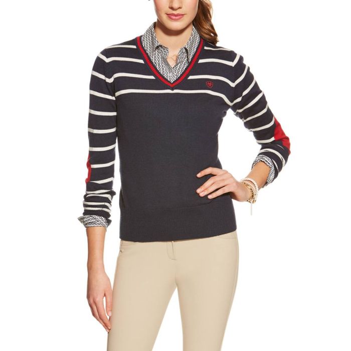 Ariat Womens Ramiro Sweater - Navy Multi