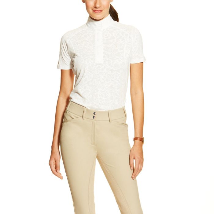Ariat Ladies Showstopper Show Shirt - White