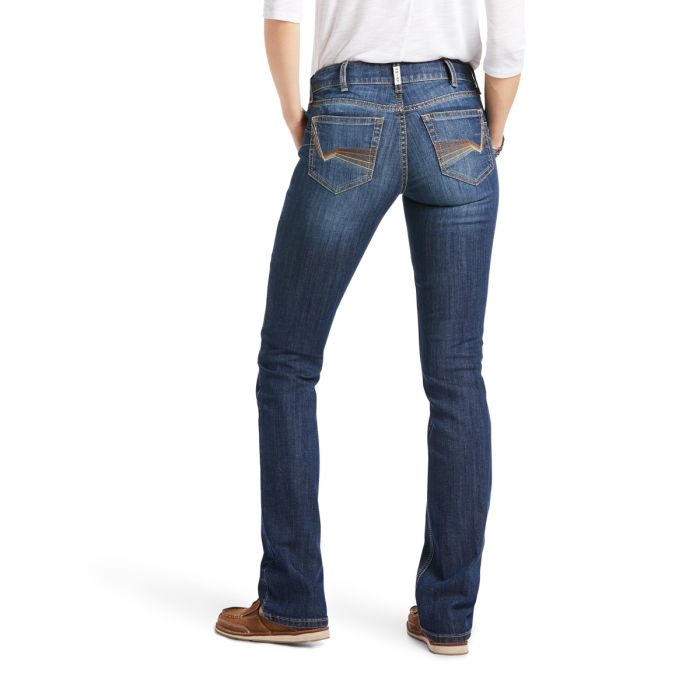 Ariat Womens R.E.A.L. Riding Jeans - Perfect Rise - Stackable Straight Leg - Analise Burbank 