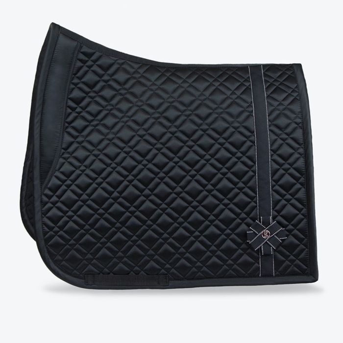 PSOS Dressage Pad - Boutique Bow - Black - Full
