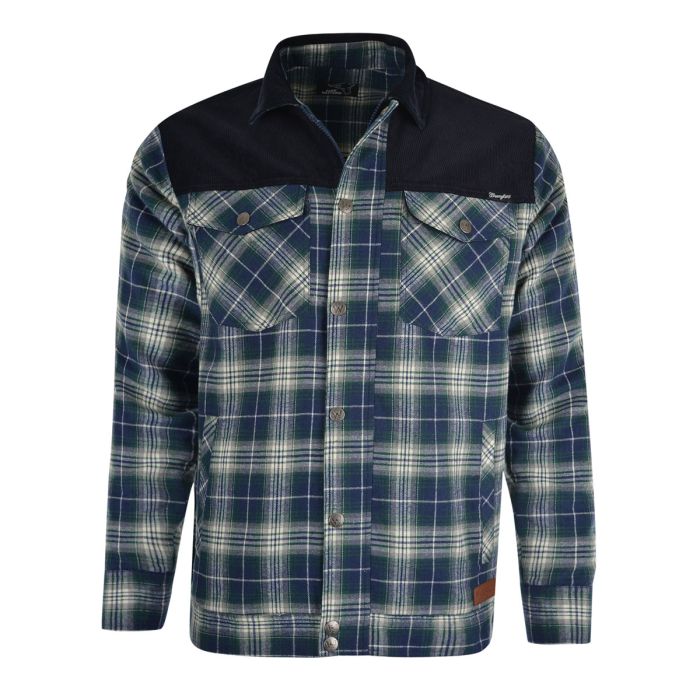 Wrangler Mens Beaumont Shirt Jacket - Sz S & 3XL Only