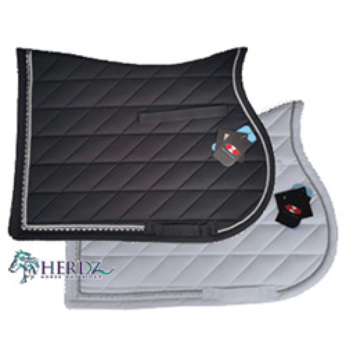 AP Saddle Cloth with Bling Trim - Black or White
