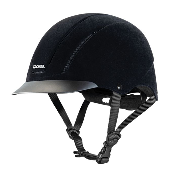 Troxel Helmet - Capriole Black Velveteen - XS  Manufacture date Dec 2018,  Large  Manufacture date March 2019