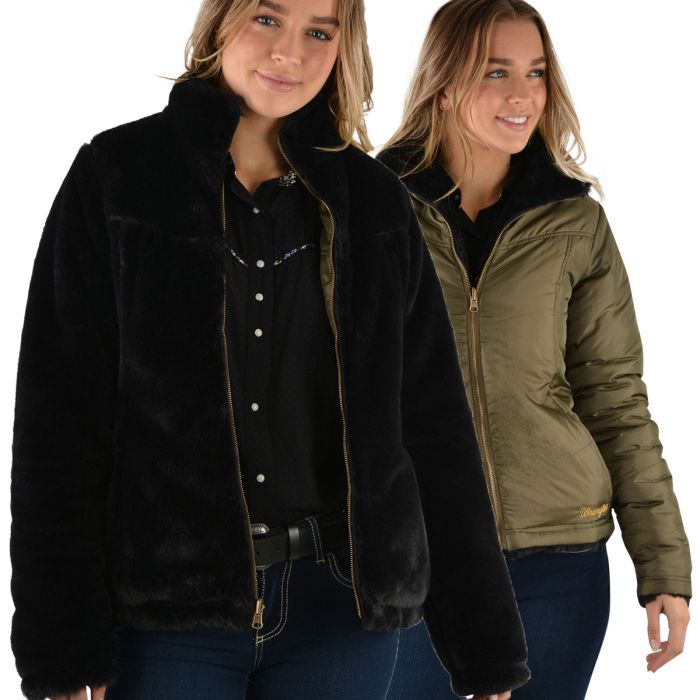 Wrangler Womens Carrie Reversible Jacket - Sz XS & XXL Only