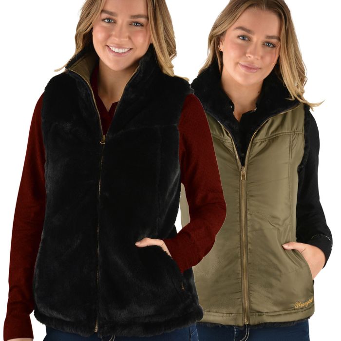 Wrangler Womens Carrie Reversible Vest