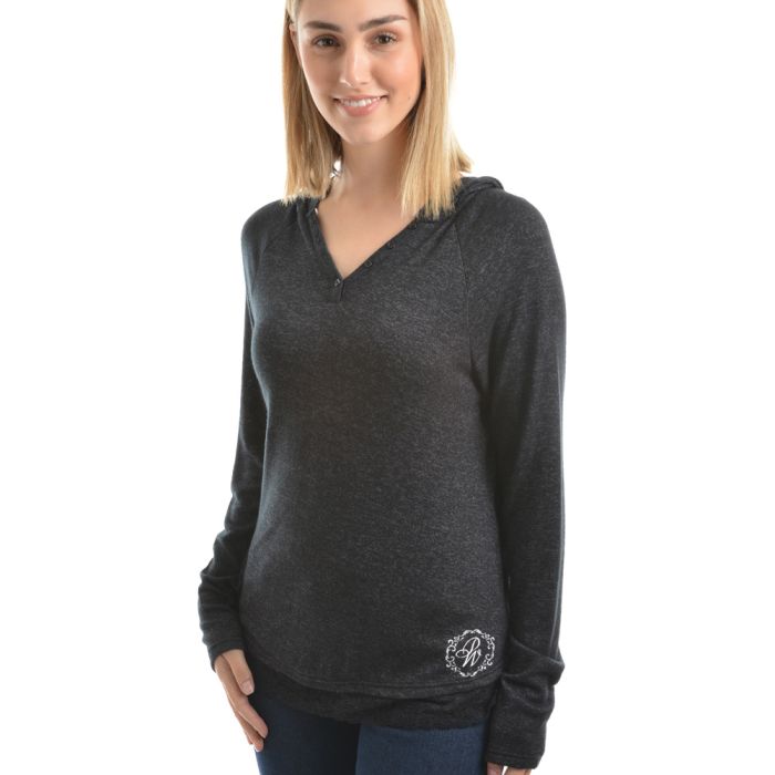 Pure Western Womens Casey Hooded Top