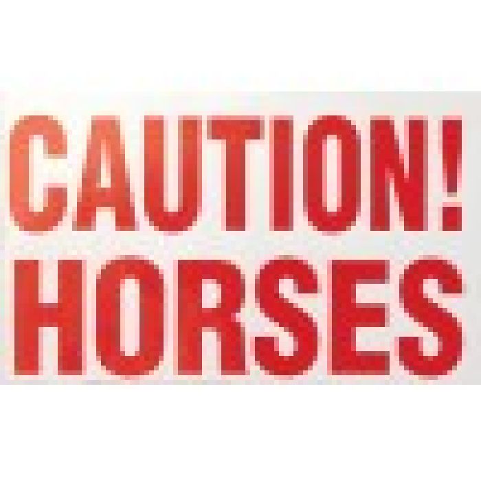 Stickers - Cautions Horses