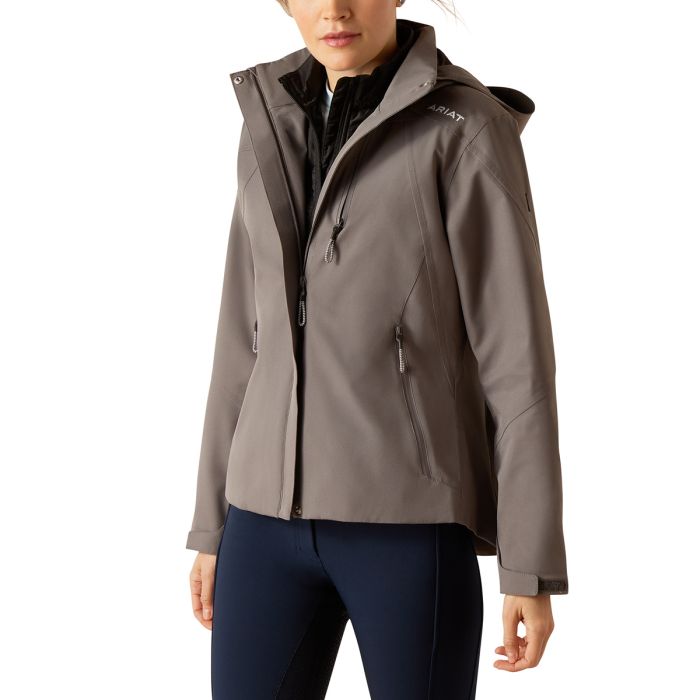 Ariat Womens Coastal Waterproof Jacket - Plum Grey