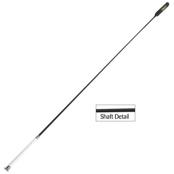 Dressage Whip - Leather Flapper 110cm