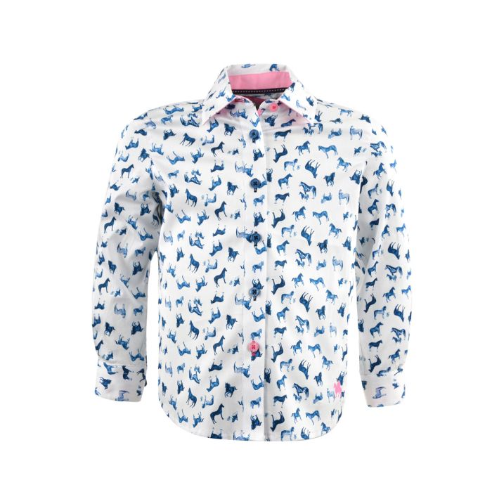 Thomas Cook Girls Ebony Long Sleeve Shirt - Sz 6 & 10 Only