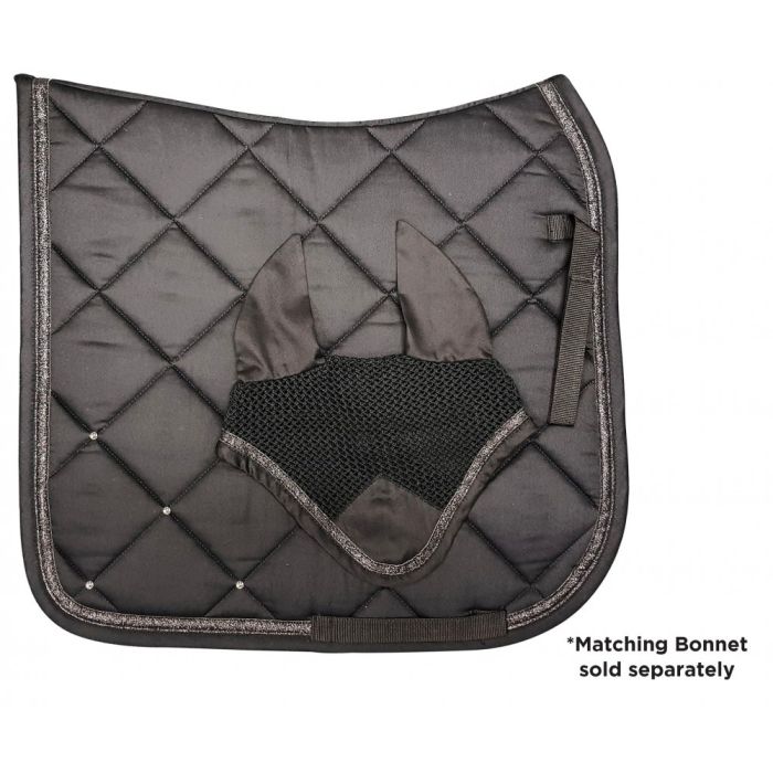 Enzo Deco Dressage Saddle Pad - Black