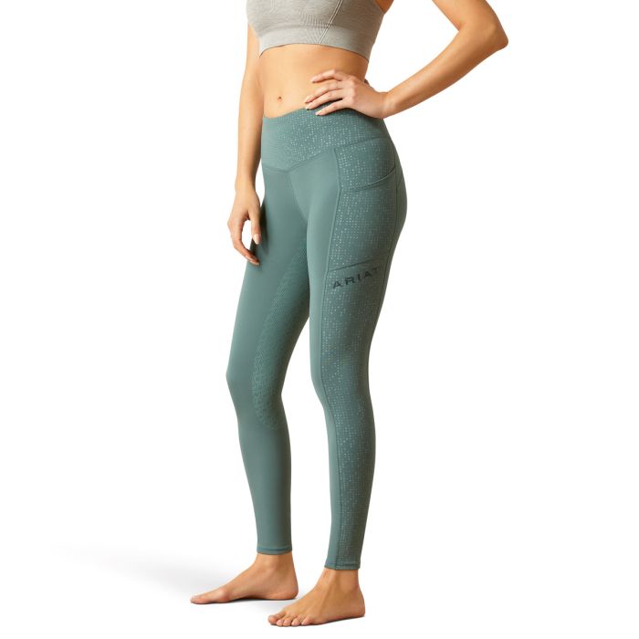 Ariat Women's EOS Lumina Full Seat Riding Tight - Silver Pine