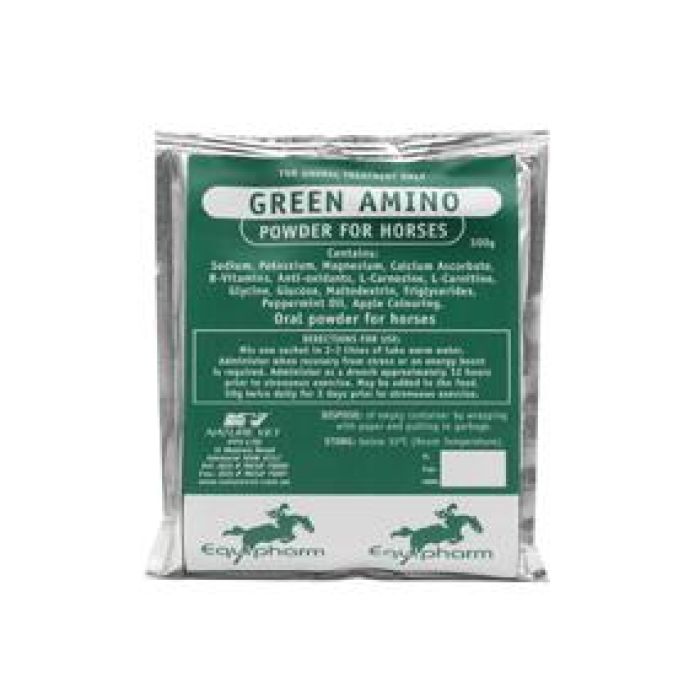 Green Amino Concentrated, highly bioavailable energy, amino acids, vitamins and cofactors for performance horses