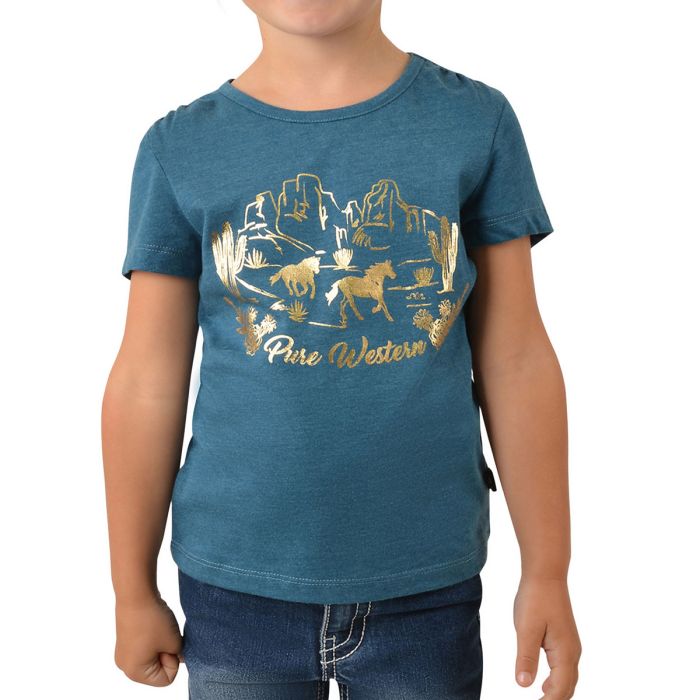 Pure Western Girls Etta Tee -  Sz 6 & 8 Only