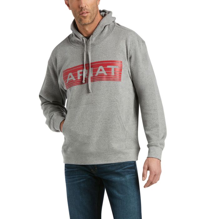 Ariat Men's Hoodie - Medium Heather Raised Orange Ariat