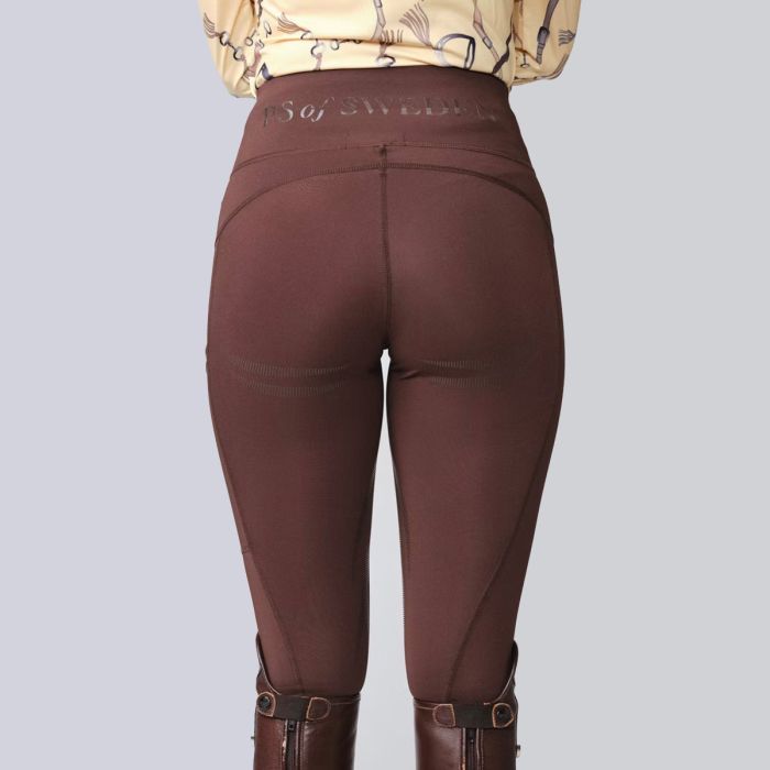PSOS Jocelyn Riding Tights - Coffee - Sz M & L Only