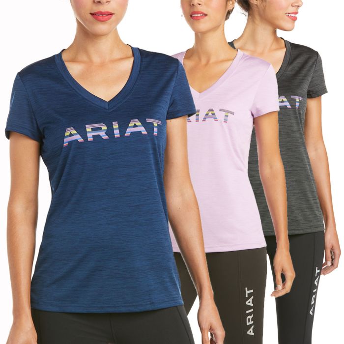 Ariat Ladies Laguna Logo Top - Sz XS, S & XL Only