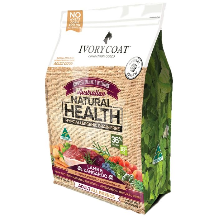 Ivory Coat Lamb and Kangaroo Grain Free Adult Dog Food