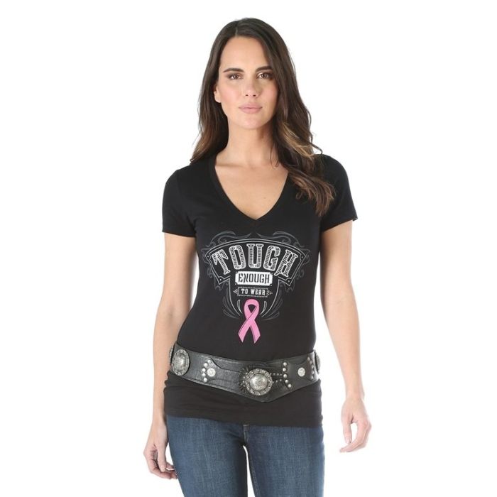 Wrangler WMNS V-Neck TNWP Showtime S/S Top