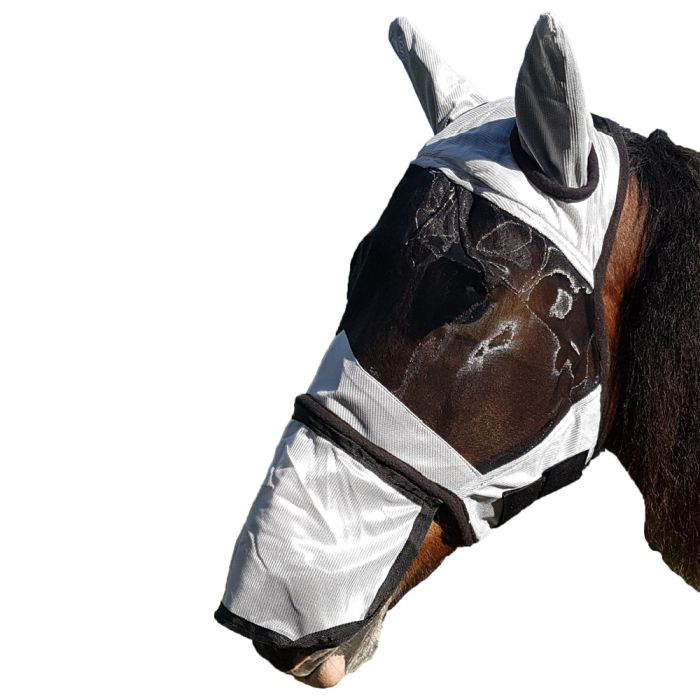 Ranger Equestrian Fly Mask with Zipper Nose