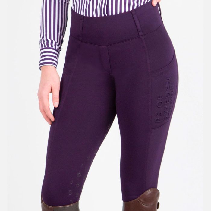 PSOS Riding Tights Mathilde - Plum