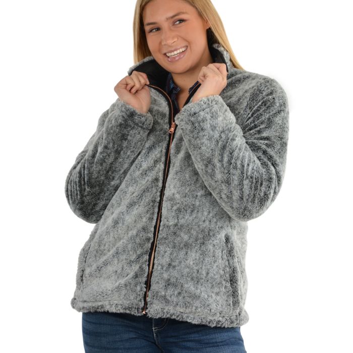 Wrangler Womens Melissa Reversible Jacket - Black / Grey