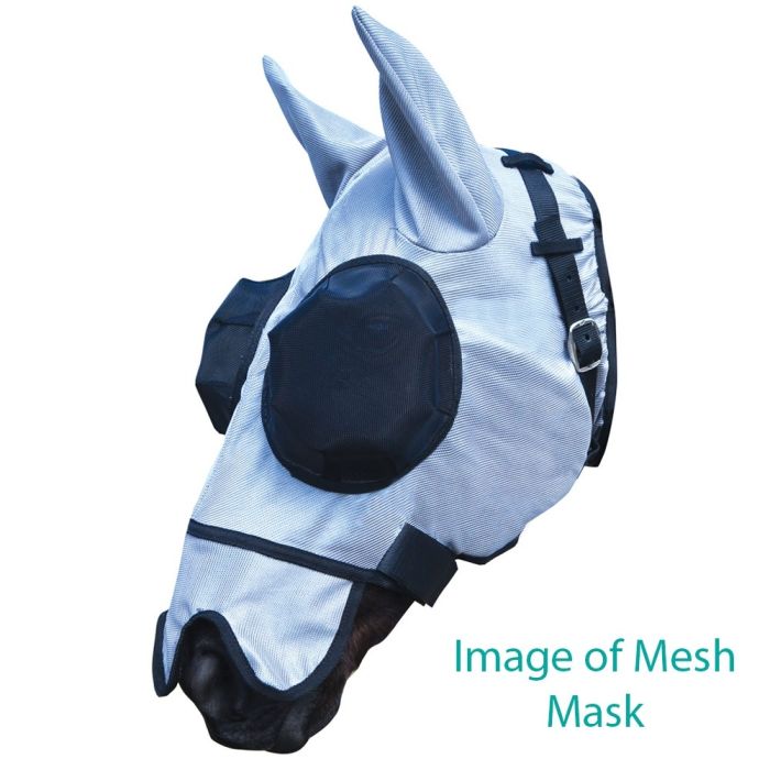Insect Control RIPSTOP Horse Fly Mask with Poll Strap