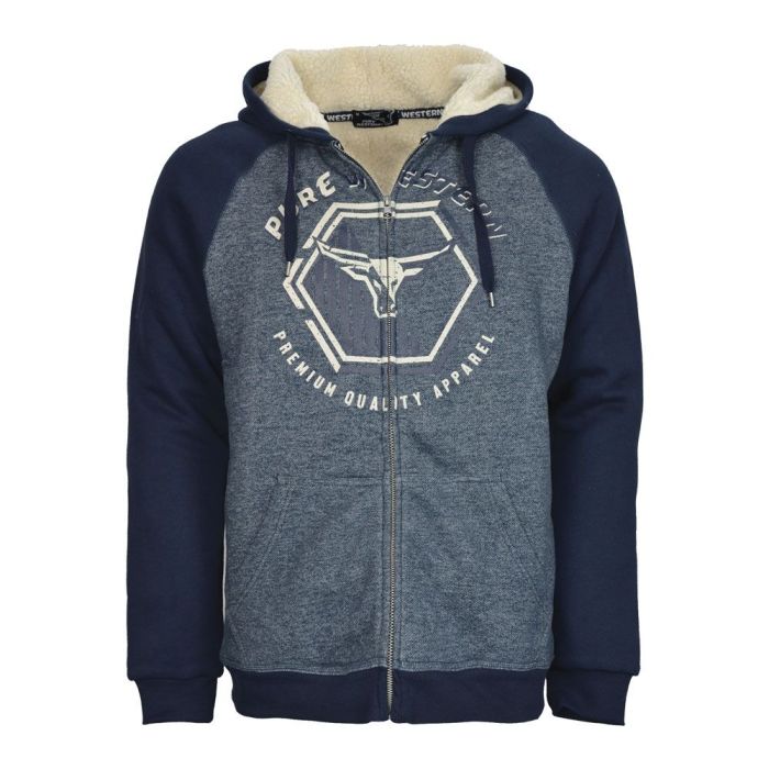 Pure Western MENS Zane Zip Up Hoodie