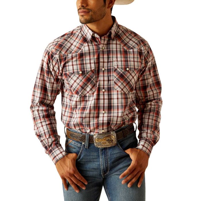 Ariat Men's Pro Series Payne Classic  LS Shirt - Spice