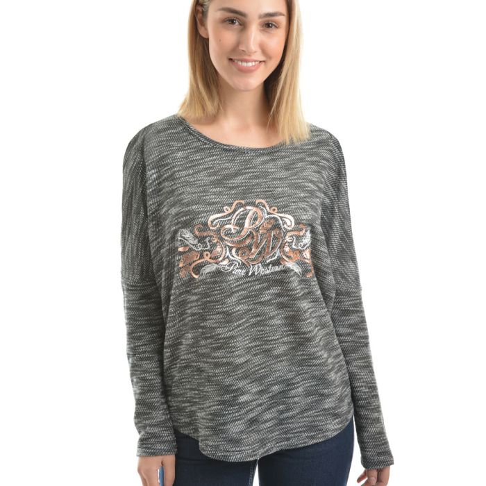 Pure Western Ladies Renata Long Sleeve Top
