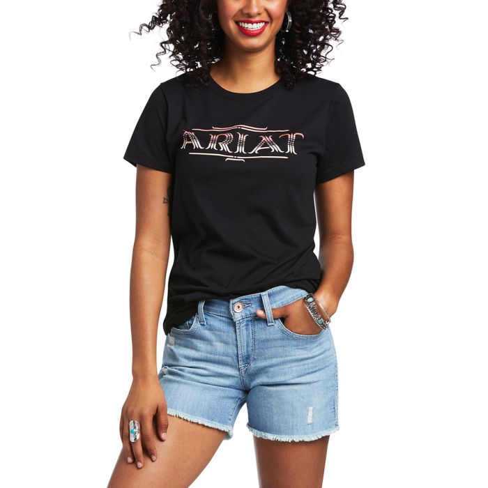 Ariat Ladies Serape Style Tee - Black