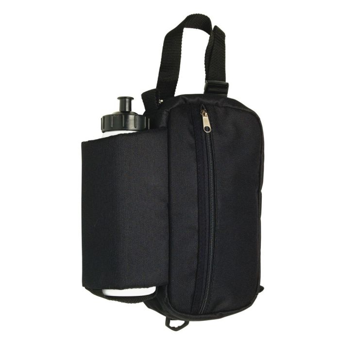 Saddle Bag - Insulated Water Bottle and Zipper Pouch Case
