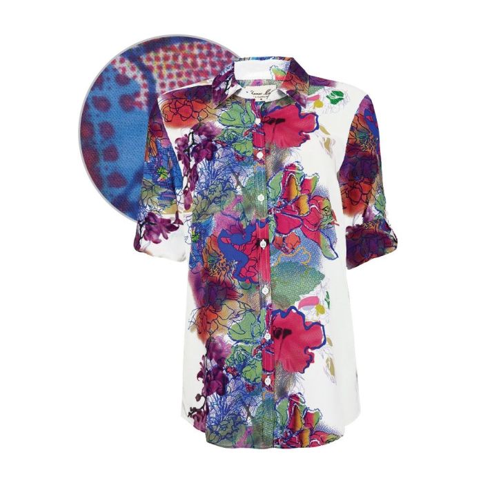 Thomas Cook Lindeman 3/4 Sleeve Print Shirt