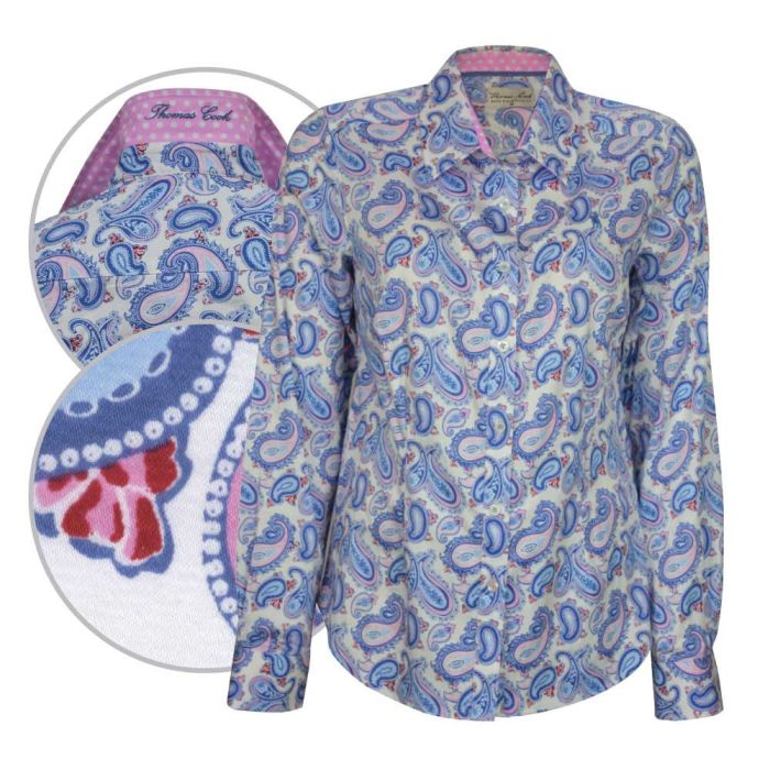 Thomas Cook Maggie Long Sleeve Print Shirt