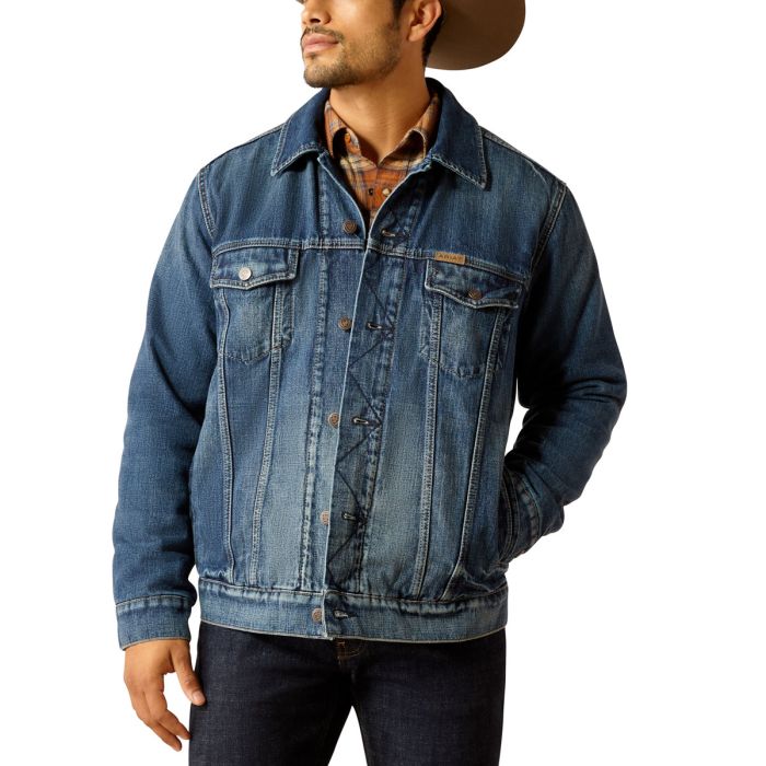 Ariat Mens Blanket Lined Trucker Jacket - Sz S & XXL Only