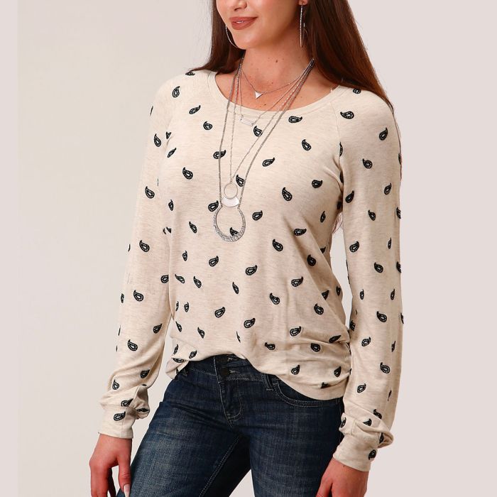 Roper Ladies Studio West Collection Top - Paisley Spice