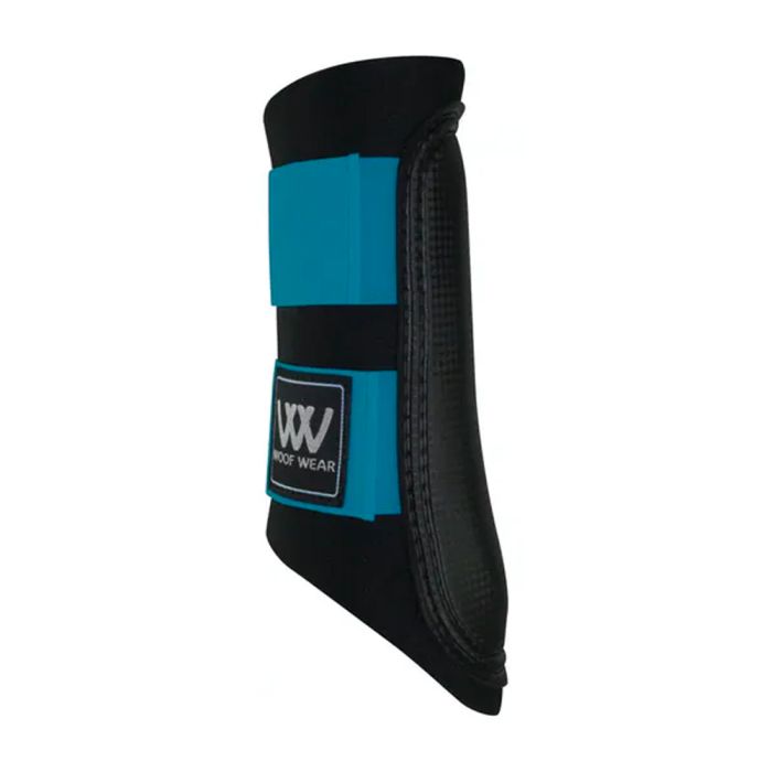 Woof Wear Club Brushing Boot - Black/Turquoise