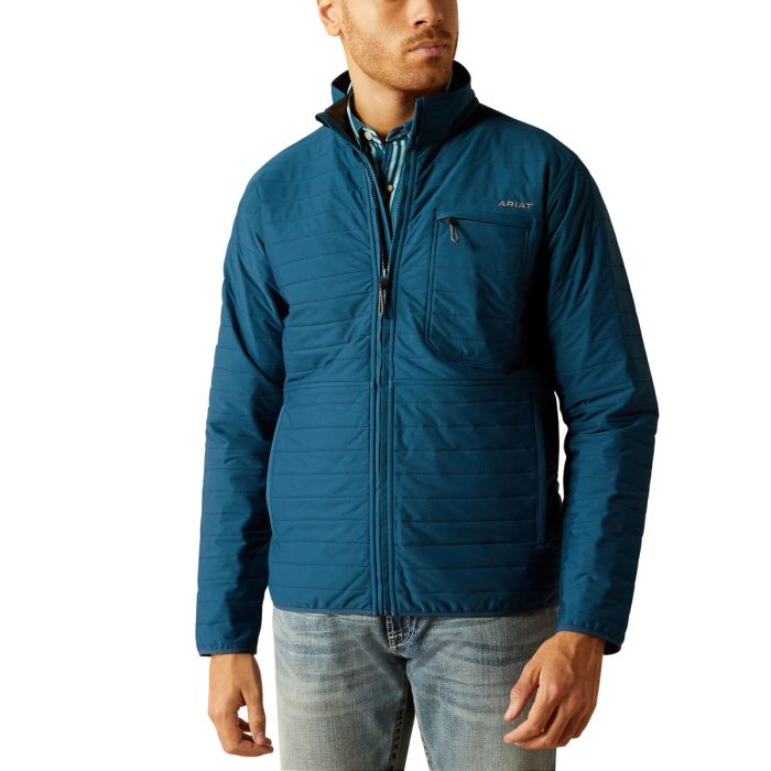 Ariat Men's Wylie Full Zip Jacket - Teal