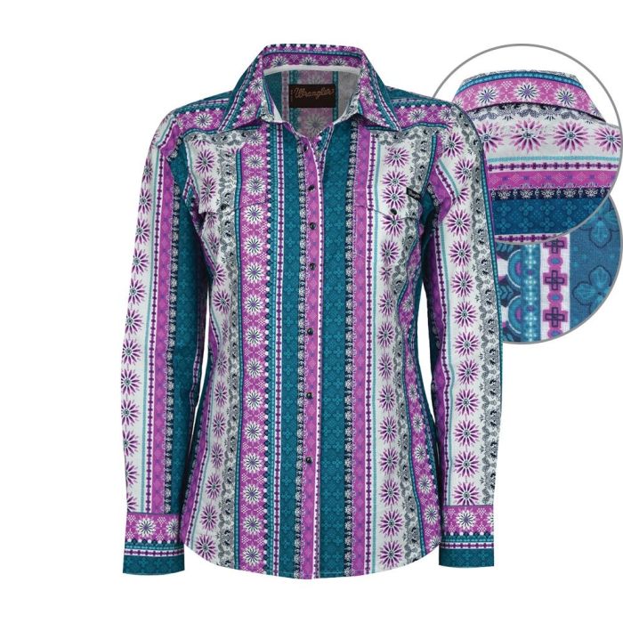 Wrangler Women's Ingrid L/S Print Shirt