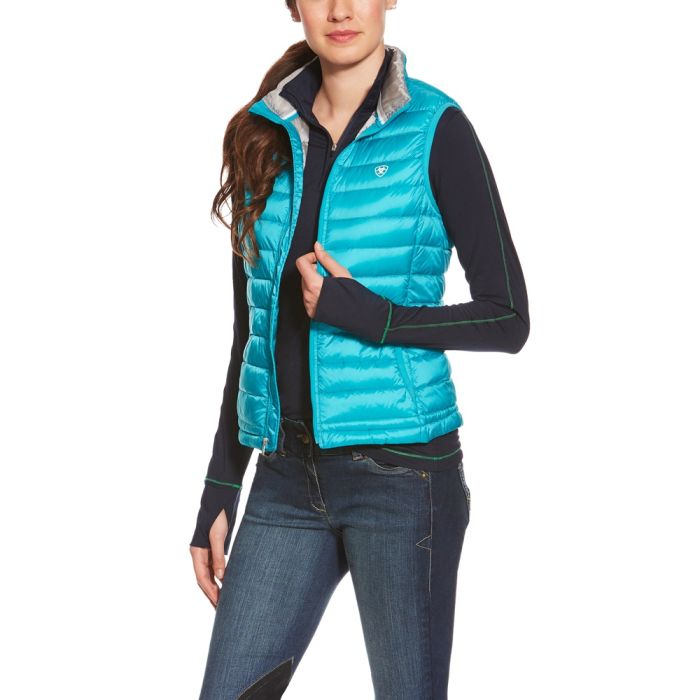 Ariat Womens Ideal Down Vest - Lanai Blue