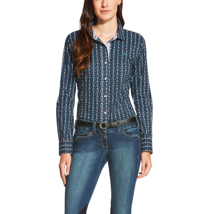 Ariat Womens Bit Shirt - Navy