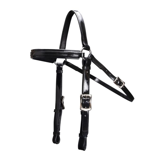 Horse Sense Barcoo Bridle Head - Cob - Black/Black