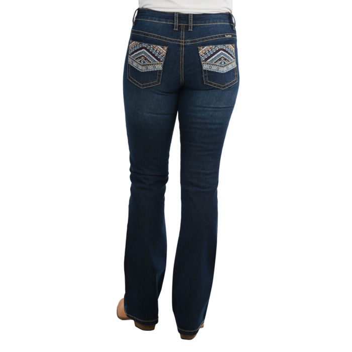 Western boot leg jeans