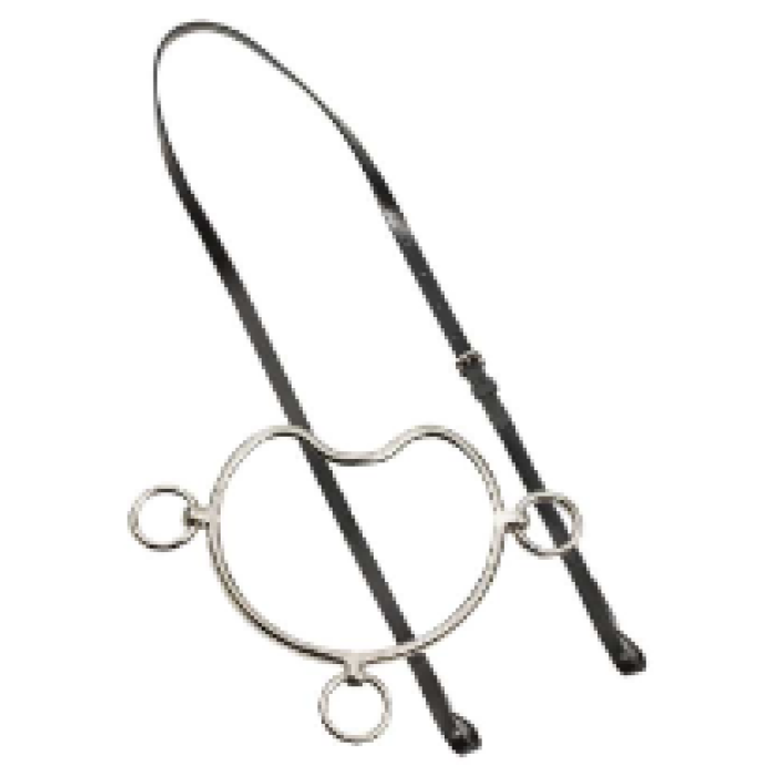 Anti Rearing Bit & Strap - Stainless Steel