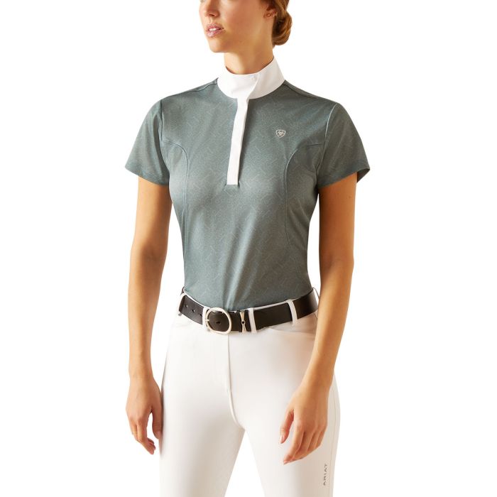 Ariat Ladies Aptos Show Shirt - North Atlantic bit - Sz S & L Only