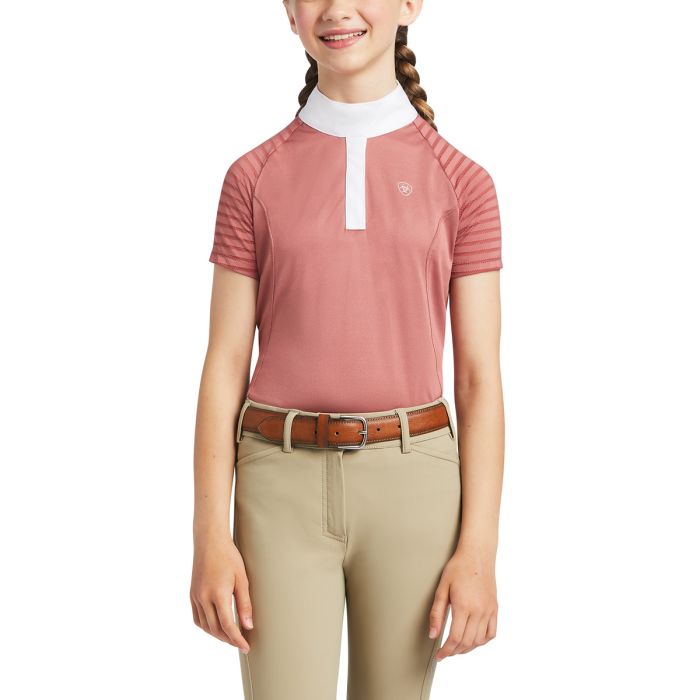 Ariat Kids Aptos Vent Showshirt - Antique Rubia