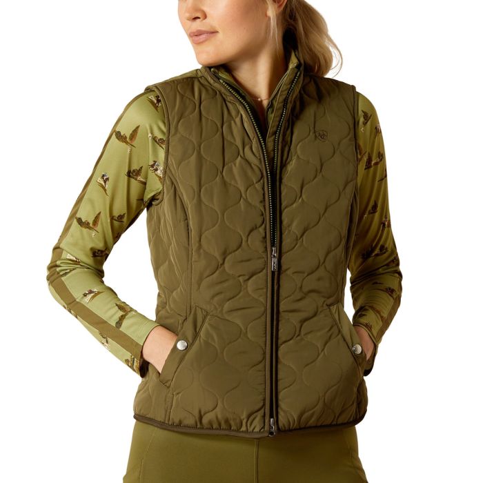 Ariat Womens Ashley 2.0 Vest - Winter Moss
