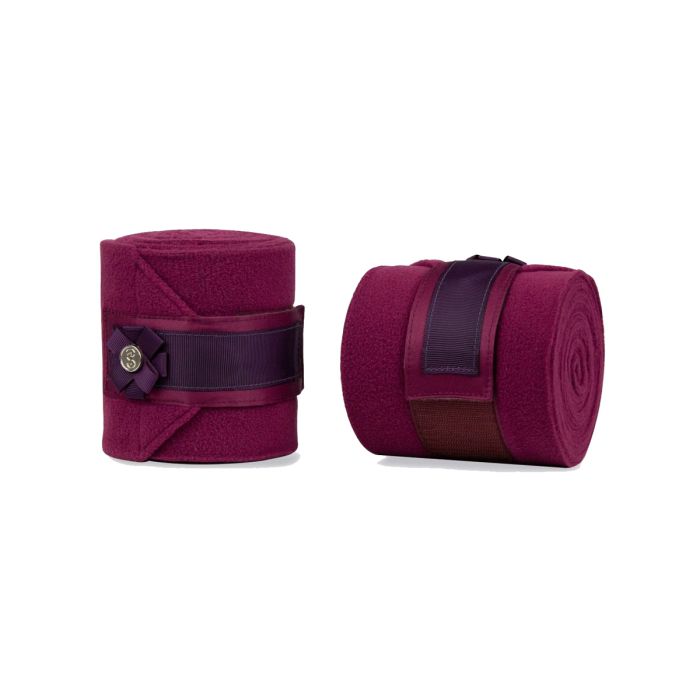 PSOS Polo Bandages Diamond Bow - Berry