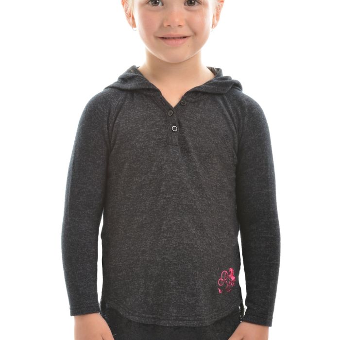 Pure Western Girls Clara Hooded L/S Top